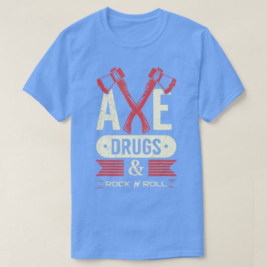 斧を投げる大人のための斧のスロワー引用文 Tシャツ (デザイン正面)