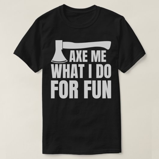 斧を投げトマホーク二重の斧ギフト1 Tシャツ (デザイン正面)