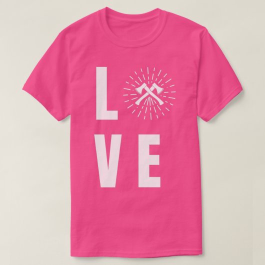 斧を投げトマホーク二重の斧ギフト35 Tシャツ (デザイン正面)