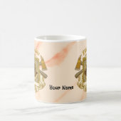斧シールド消防士マグカップ コーヒーマグカップ (中央)