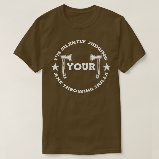 斧スロー101 Tシャツ (デザイン正面)