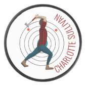 斧スロー アイスホッケーパック (正面)