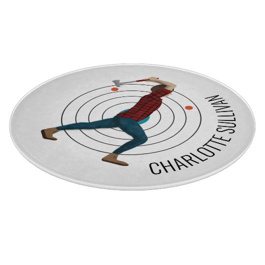 斧スロー カッティングボード (角)