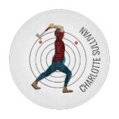 斧スロー カッティングボード (正面)