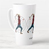 斧スロー カフェラテマグ (左アングル)