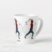 斧スロー カフェラテマグ (右アングル)