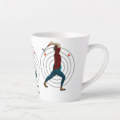 斧スロー カフェラテマグ (右)