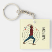 斧スロー キーホルダー (正面)