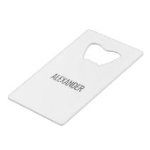 斧スロー クレジットカード栓抜き (裏面アングル)