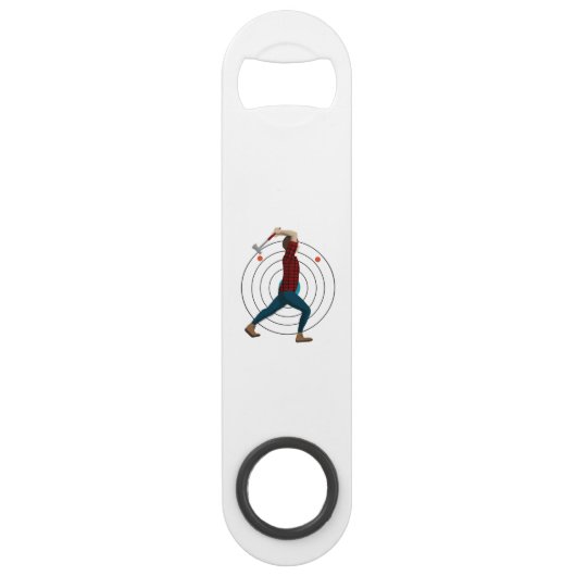 斧スロー スピード栓抜き (正面)