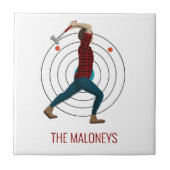 斧スロー タイル (正面)