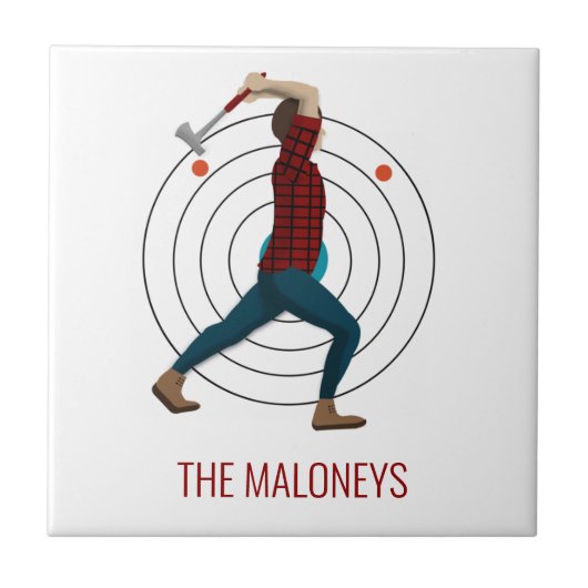 斧スロー タイル (正面)