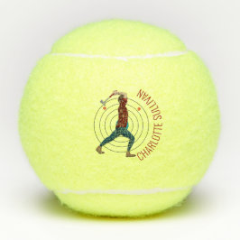 斧スロー テニスボール