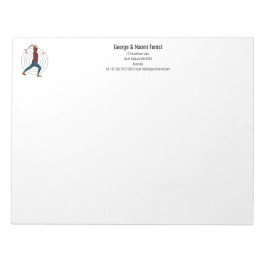 斧スロー ノートパッド