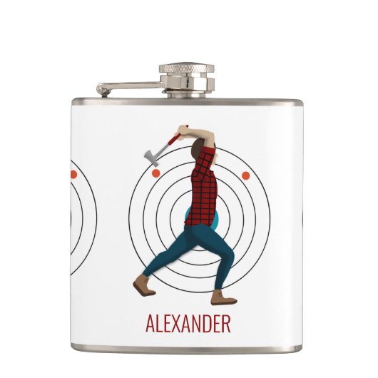 斧スロー フラスク (正面)