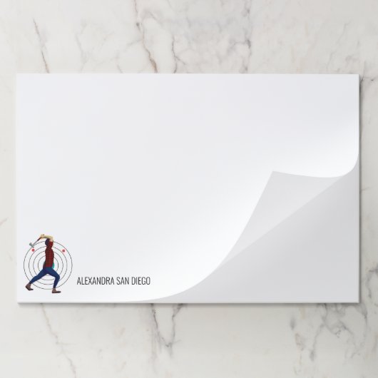 斧スロー ペーパーパッド (折り畳み)