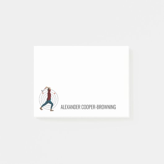 斧スロー ポストイット (正面)