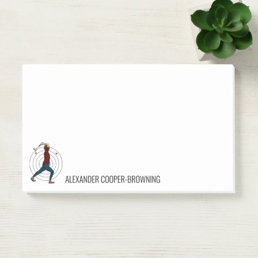 斧スロー ポストイット (オフィス)