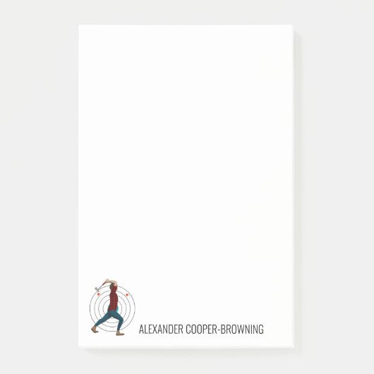 斧スロー ポストイット (正面)