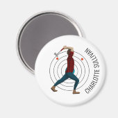 斧スロー マグネット (正面/裏面)