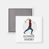 斧スロー マグネット (正面/裏面)