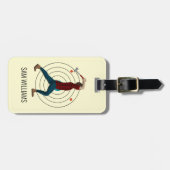 斧スロー ラゲッジタグ (正面横)