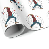 斧スロー ラッピングペーパー (ロールコーナー)