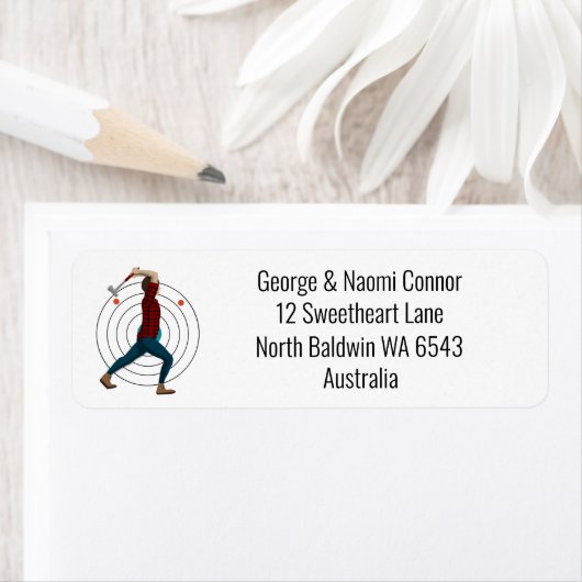 斧スロー ラベル (インサイチュ)