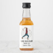 斧スロー リキュールボトルラベル (正面)