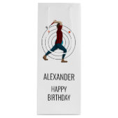 斧スロー ワインギフトバッグ (正面)