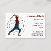 斧スロー 名刺 (正面)