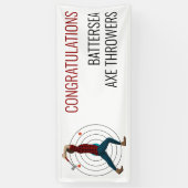 斧スロー 横断幕 (縦)