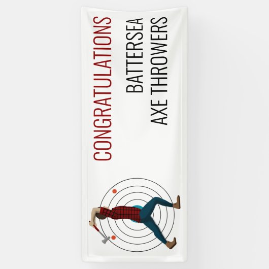 斧スロー 横断幕 (縦)