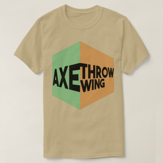 斧投げターゲット13 Tシャツ (デザイン正面)