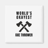 斧投げ伝説 マグネット (正面)