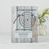 斧投げ招待状 招待状 (スタンド正面)