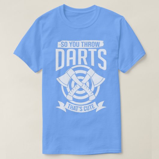 斧投げ競技投球ゲーム投球3 Tシャツ (デザイン正面)