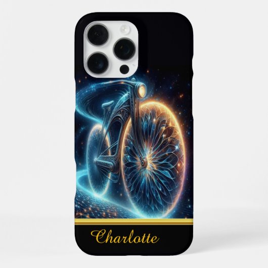 斬新なデザインの自転車 iPhoneケース (裏面)