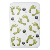 斬新な芝生ボウリングのデザイン バスマット (正面縦)