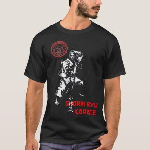 斬新アート『聖林竜空手歌』武道Tシャツ Tシャツ