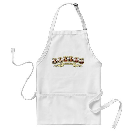 、斬首される離婚される、死なれる… ヘンリー八世の妻 スタンダードエプロン (正面)