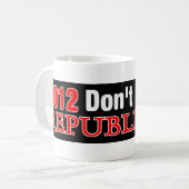 断らないで下さい コーヒーマグカップ (正面左)