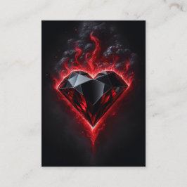 断固としたハート | Zechariah 7:9-12 KJVカードボックス 名刺