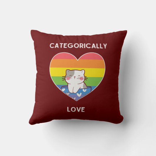 断固として愛する クッション (裏面)