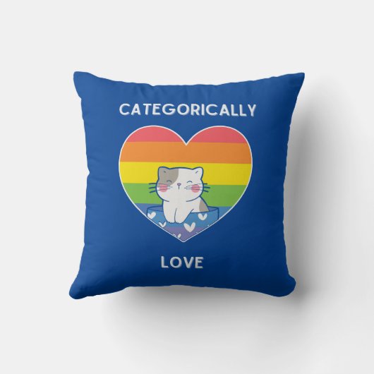 断固として愛する クッション (裏面)