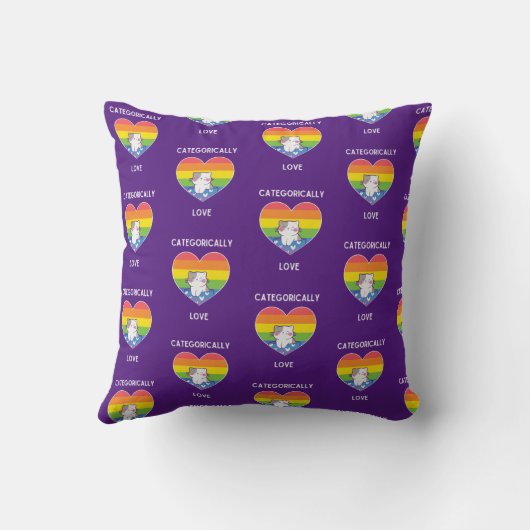 断固として愛する クッション (裏面)