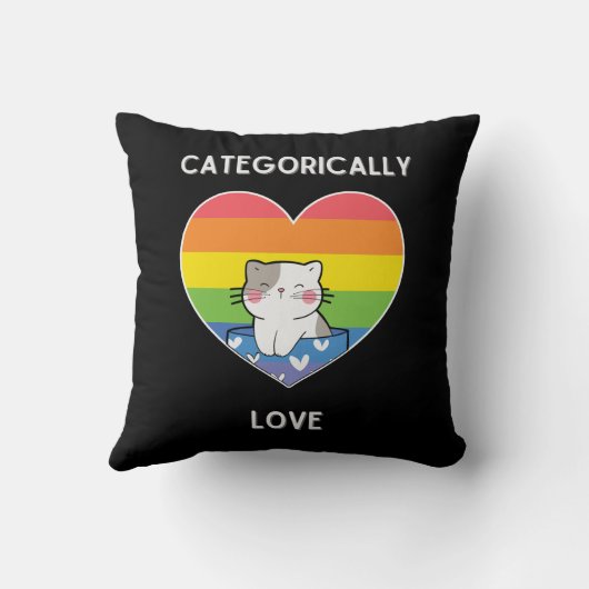 断固として愛する クッション (裏面)