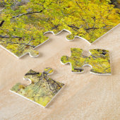 断崖絶壁のスロットから流れ出るエペソの滝 ジグソーパズル (側面)