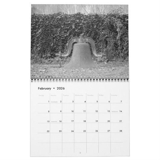 断念されたテネシー州 カレンダー (2月 2026)