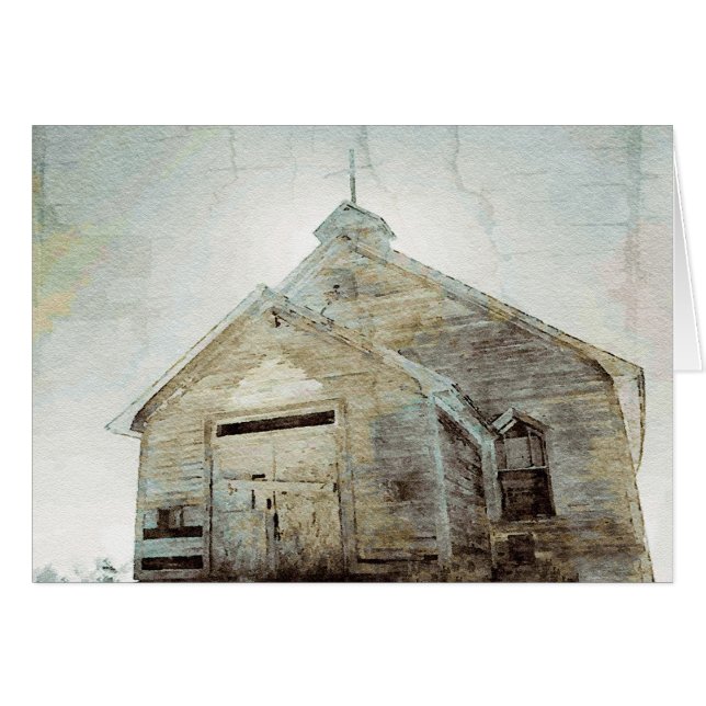 断念された教会カード (正面横)